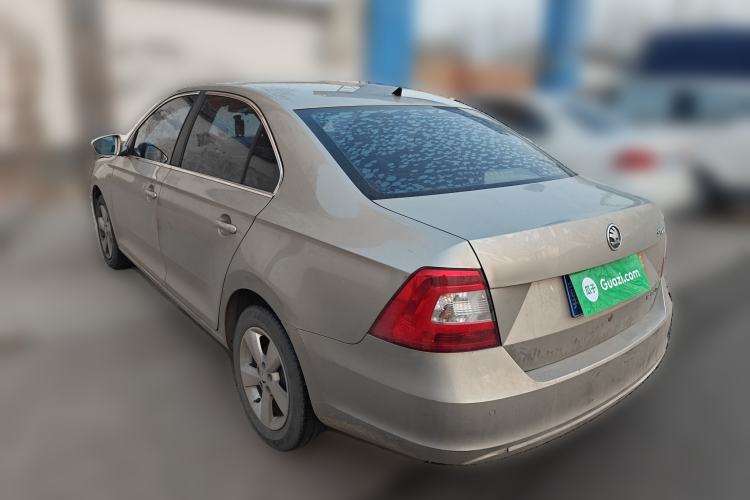 Used Skoda Rapid 2013 1.6L Manual Smart Selection Model Rear Left 45 Deg