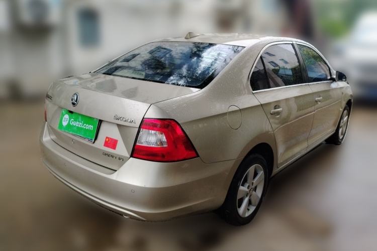 Used Skoda Rapid 2013 1.6L Manual Smart Selection Model Rear Right 45 Deg