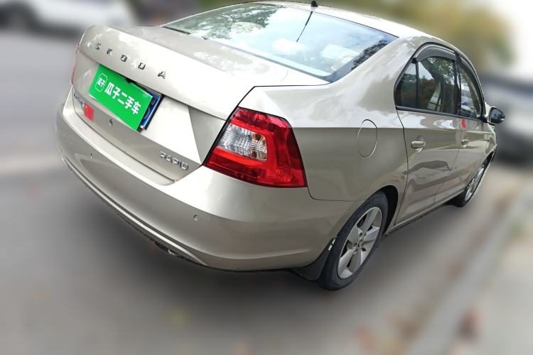 Used Skoda Rapid 2013 1.6L Manual Smart Selection Model Rear Right 45 Deg