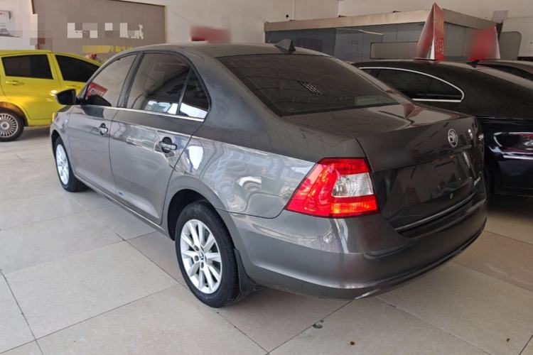 Used Skoda Rapid 2015 1.6L Automatic Preferred Model Rear Left 45 Deg