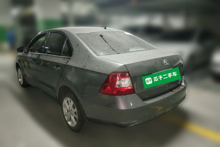 Used Skoda Rapid 2015 1.6L Manual Smart Selection Model Rear Left 45 Deg
