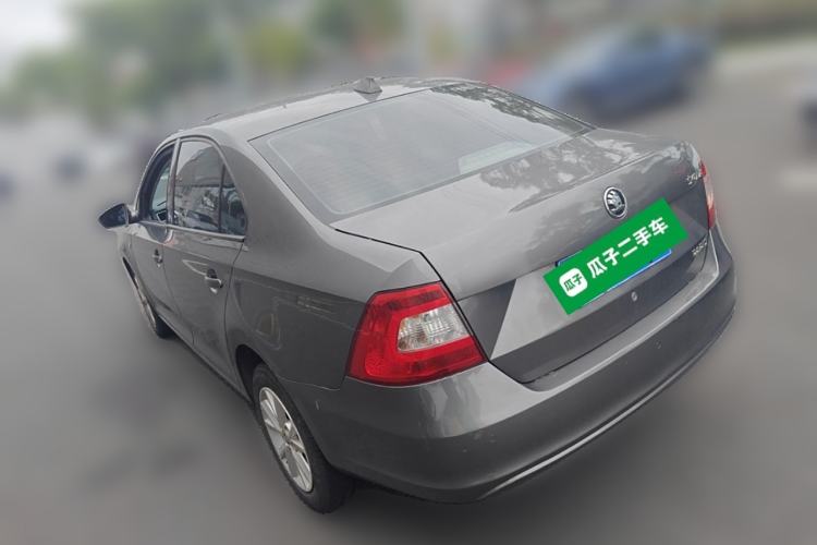 Used Skoda Rapid 2015 1.6L Automatic Smart Selection Model Rear Left 45 Deg