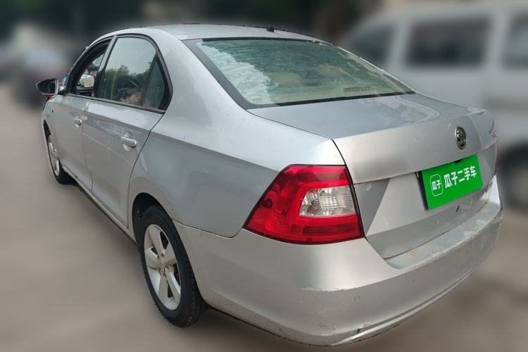 Used Skoda Rapid 2015 1.6L Manual Smart Selection Model Rear Left 45 Deg