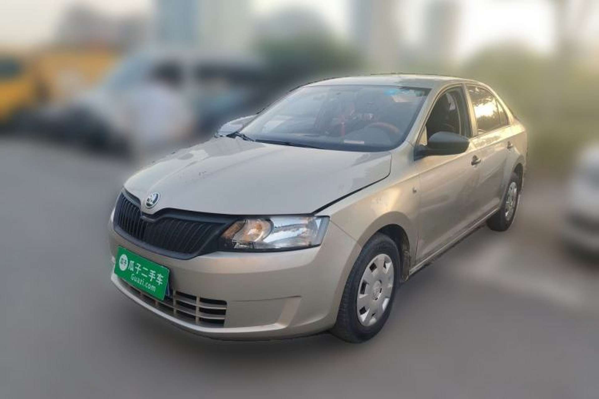 Used Skoda Rapid 2015 1.4L Manual Enjoyment Model Front Left 45 Deg