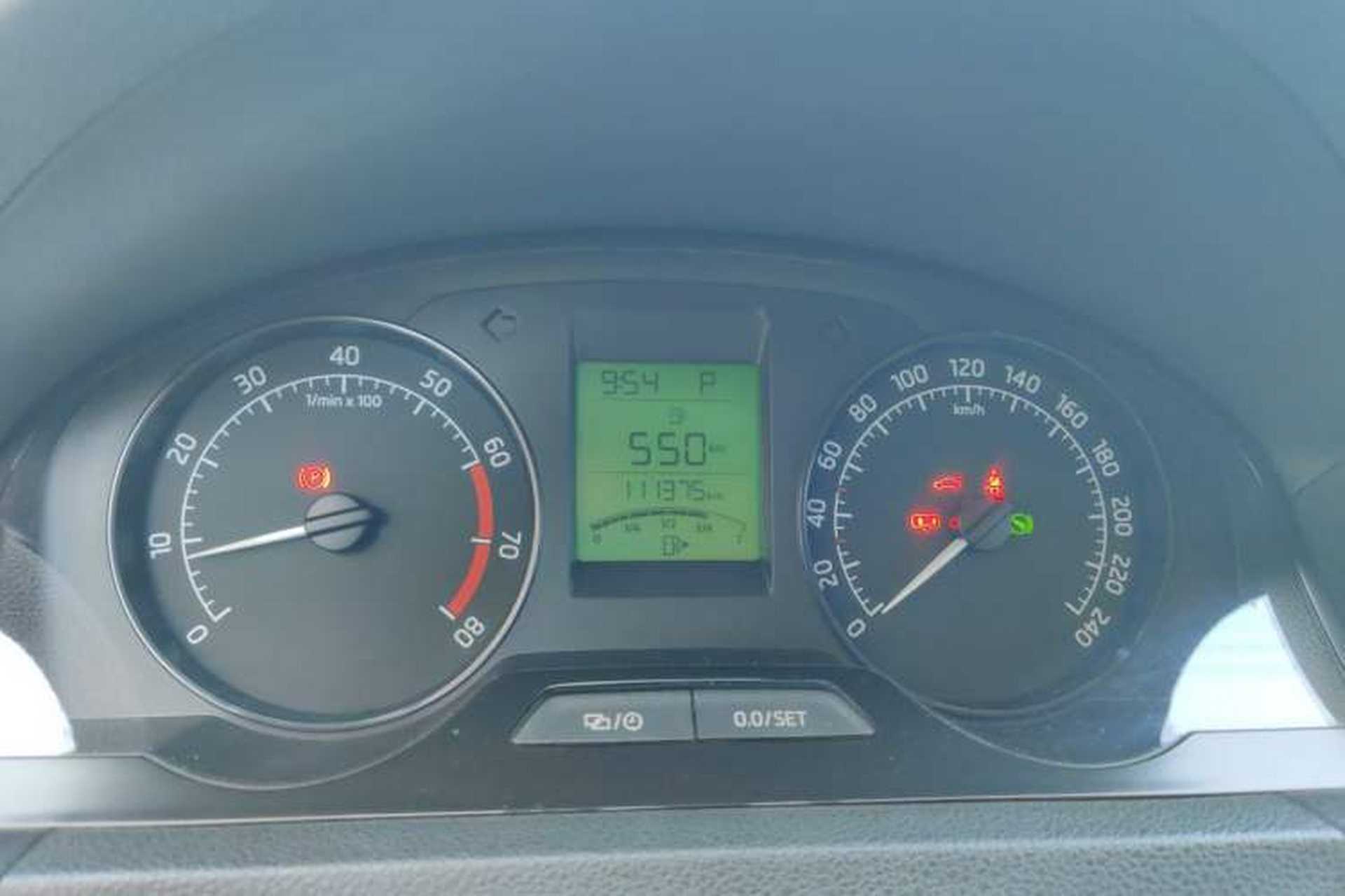 Used Skoda Rapid 2015 1.6L Automatic Smart Selection Model Instrument Cluster