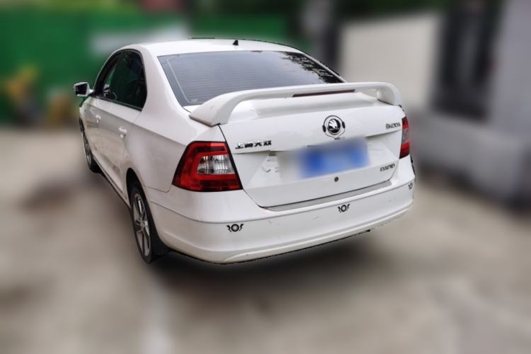 Used Skoda Rapid 2015 1.4L Manual Smart Selection Model Rear Left 45 Deg