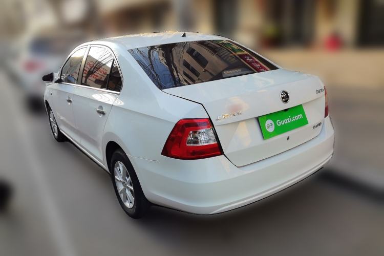 Used Skoda Rapid 2015 1.4L Manual Enjoyment Model Rear Left 45 Deg