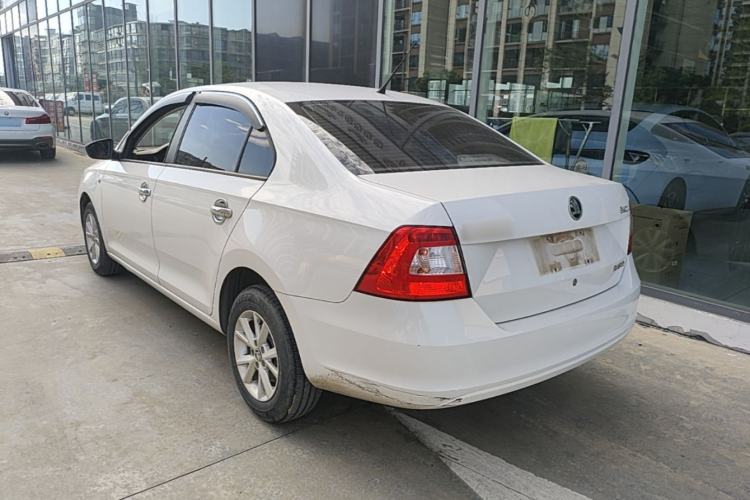 Used Skoda Rapid 2015 1.4L Manual Enjoyment Model Rear Left 45 Deg