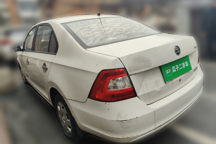 Used Skoda Rapid 2015 1.4L Manual Enjoyment Model Rear Left 45 Deg