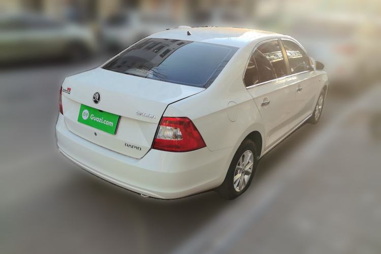 Used Skoda Rapid 2015 1.4L Manual Enjoyment Model Rear Right 45 Deg