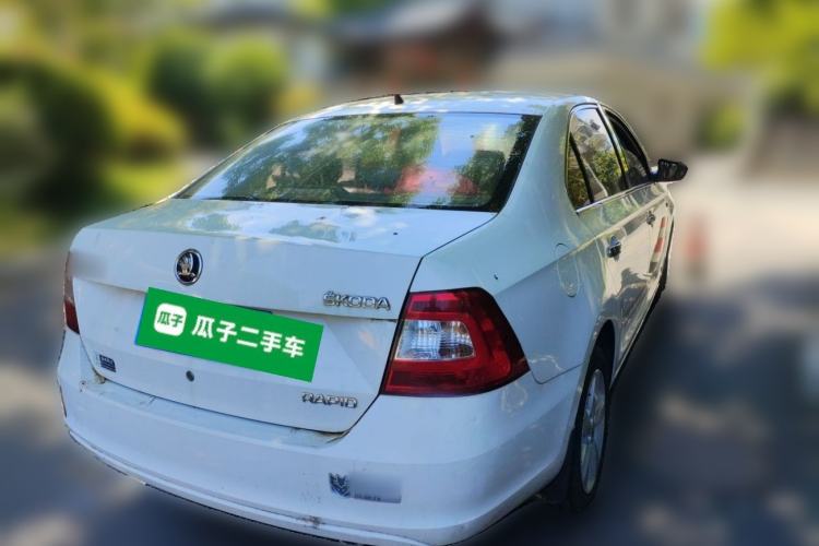 Used Skoda Rapid 2015 1.4L Manual Enjoyment Model Rear Right 45 Deg