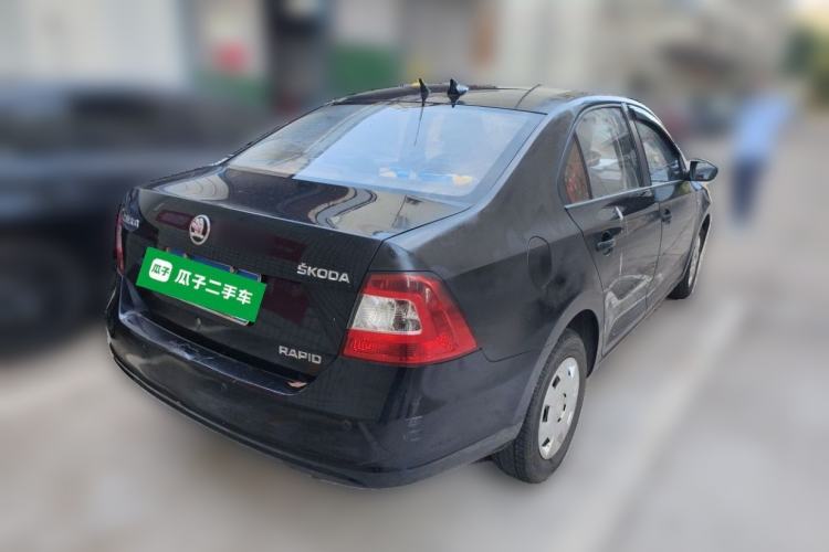Used Skoda Rapid 2016 1.4L Manual Front-Wheel Drive Model Rear Right 45 Deg