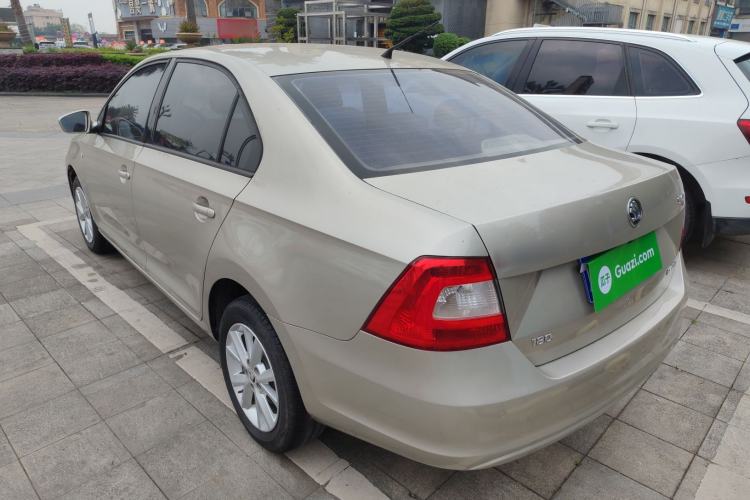 Used Skoda Rapid 2016 1.6L Manual Trend Edition Rear Left 45 Deg