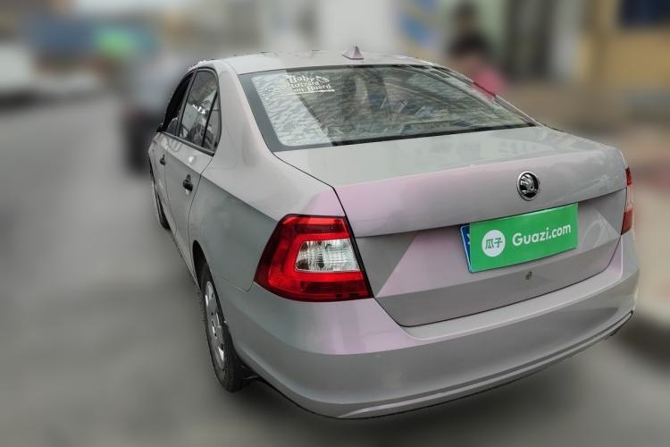 Used Skoda Rapid 2016 1.6L Automatic Front-Wheel Drive Model Rear Left 45 Deg