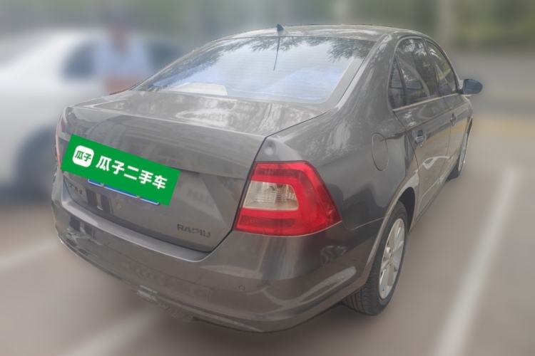 Used Skoda Rapid 2016 1.6L Manual Trend Edition Rear Right 45 Deg