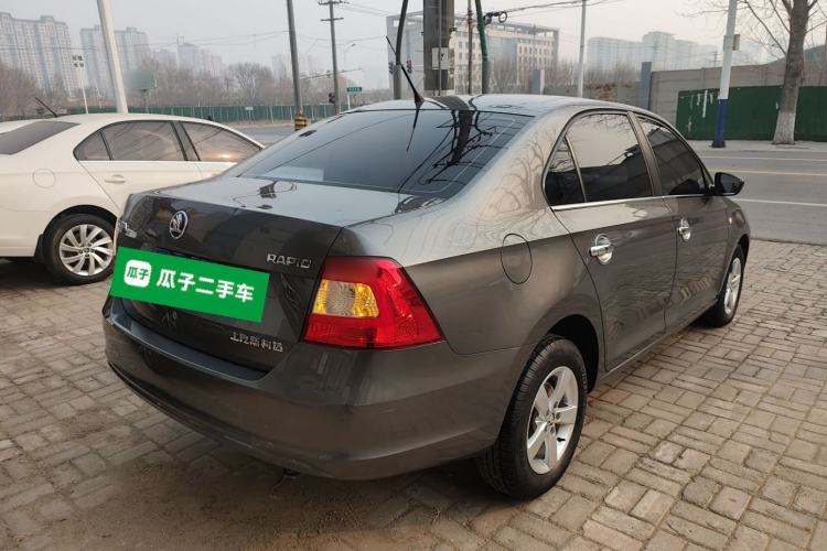 Used Skoda Rapid 2016 1.4L Manual Front-Wheel Drive Model Rear Right 45 Deg