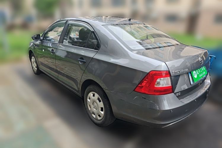 Used Skoda Rapid 2016 1.6L Automatic Front-Wheel Drive Model Rear Left 45 Deg