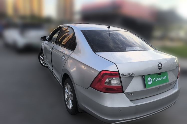 Used Skoda Rapid 2016 1.6L Manual Trend Edition Rear Left 45 Deg