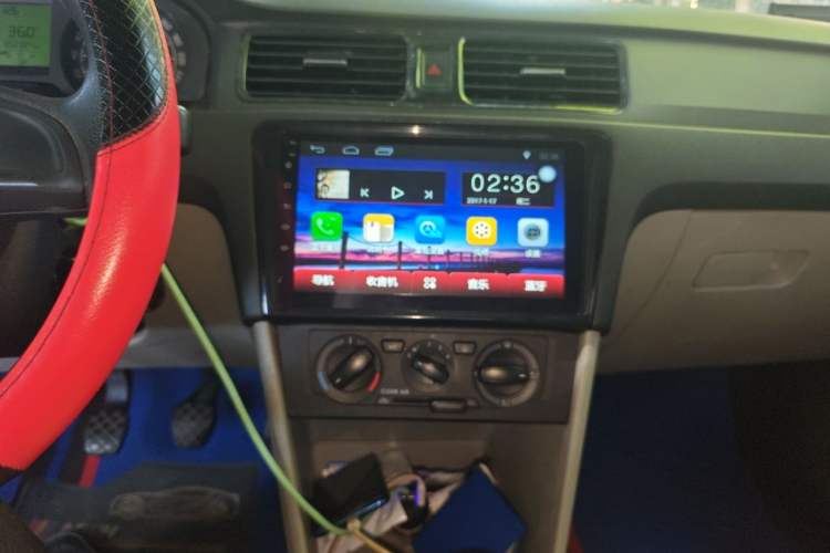 Used Skoda Rapid 2016 1.6L Manual Front-Wheel-Drive Version Audio And AC Panel