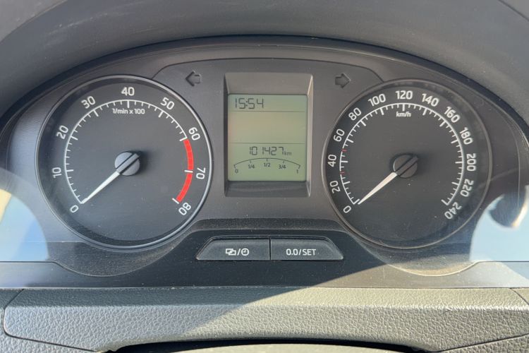 Used Skoda Rapid 2016 1.6L Manual Trend Edition Odometer Close Up