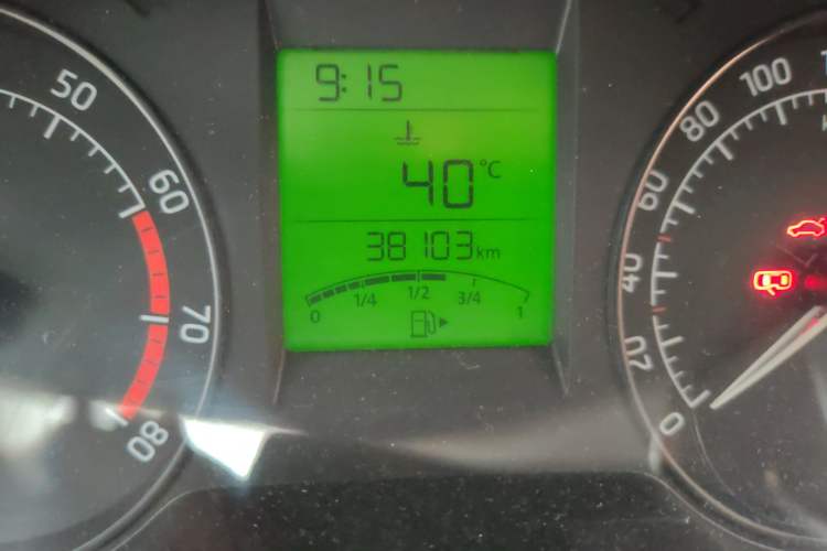 Used Skoda Rapid 2016 1.6L Manual Trend Edition Odometer Close Up