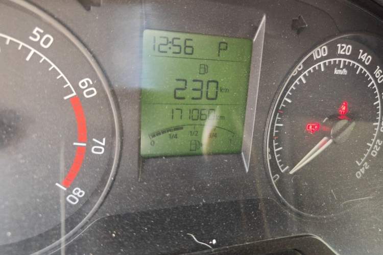 Used Skoda Rapid 2016 1.6L Automatic Chuanxing Edition Odometer Close Up