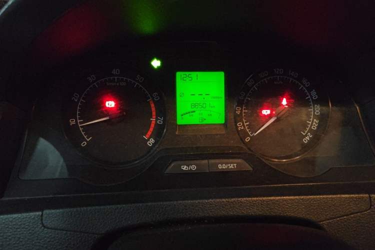 Used Skoda Rapid 2016 1.6L Manual Trend Edition Odometer Close Up
