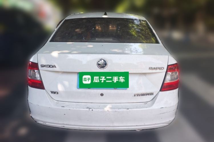 Used Skoda Rapid 2016 1.6L Manual Front-Wheel-Drive Version Rear
