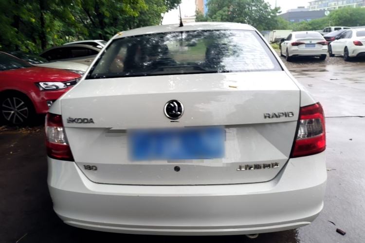 Used Skoda Rapid 2016 1.6L Manual Front-Wheel-Drive Version Rear