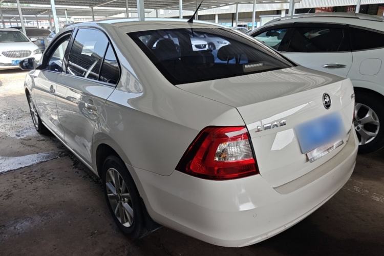 Used Skoda Rapid 2016 1.4L Manual Trend Edition Rear Left 45 Deg