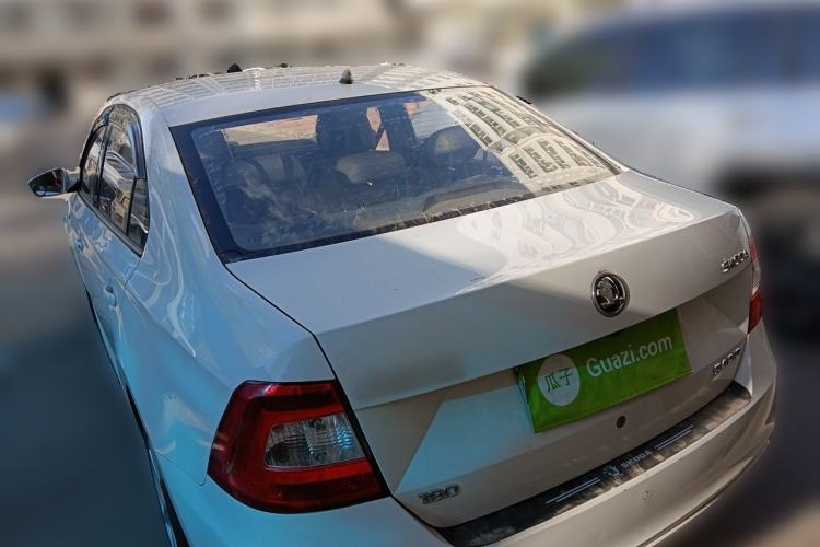 Used Skoda Rapid 2016 1.6L Manual Trend Edition Rear Left 45 Deg