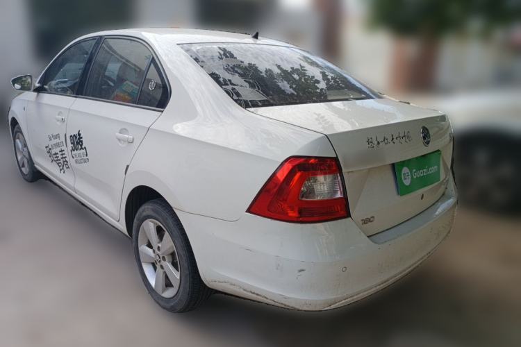 Used Skoda Rapid 2016 1.6L Manual Trend Edition Rear Left 45 Deg