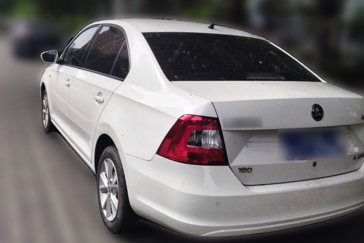 Used Skoda Rapid 2016 1.6L Manual Trend Edition Rear Left 45 Deg