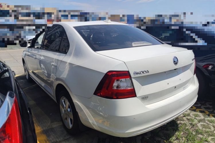 Used Skoda Rapid 2016 1.6L Automatic Chuanxing Edition Rear Left 45 Deg