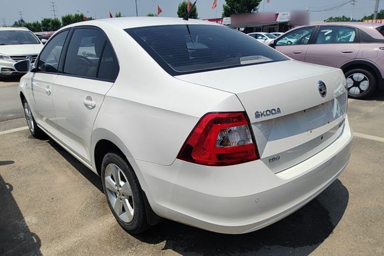Used Skoda Rapid 2016 1.6L Manual Trend Edition Rear Left 45 Deg