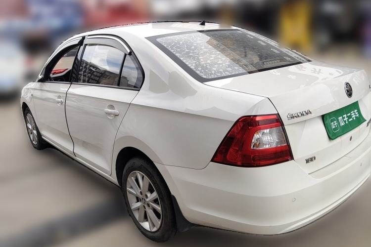 Used Skoda Rapid 2016 1.6L Manual Trend Edition Rear Left 45 Deg