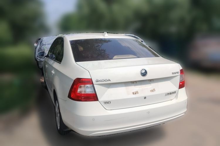 Used Skoda Rapid 2016 1.6L Manual Trend Edition Rear Left 45 Deg