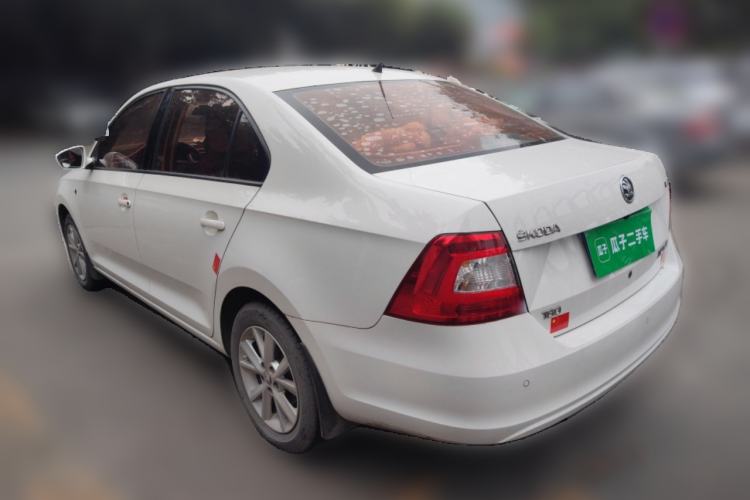 Used Skoda Rapid 2016 1.6L Manual Trend Edition Rear Left 45 Deg