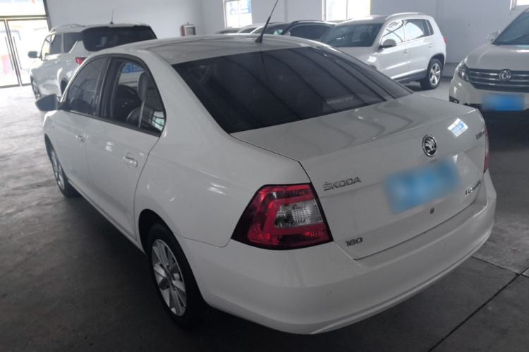 Used Skoda Rapid 2016 1.6L Manual Trend Edition Rear Left 45 Deg