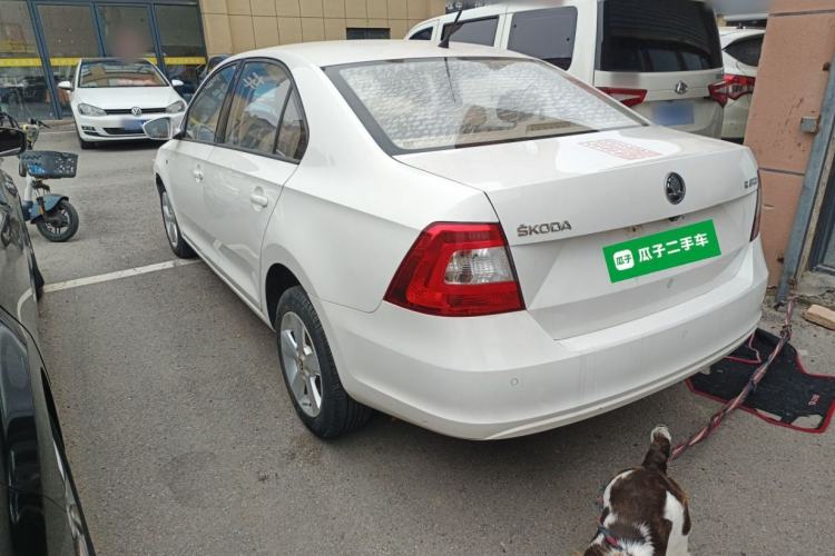 Used Skoda Rapid 2016 1.4L Manual Trend Edition Rear Left 45 Deg
