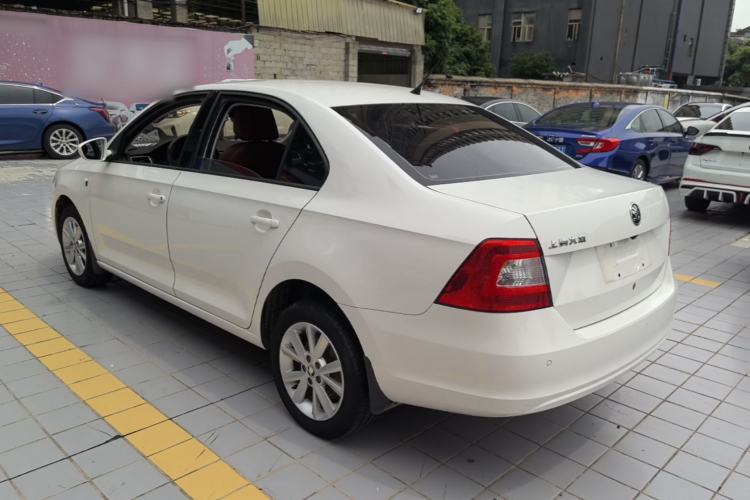 Used Skoda Rapid 2016 1.6L Manual Trend Edition Rear Left 45 Deg