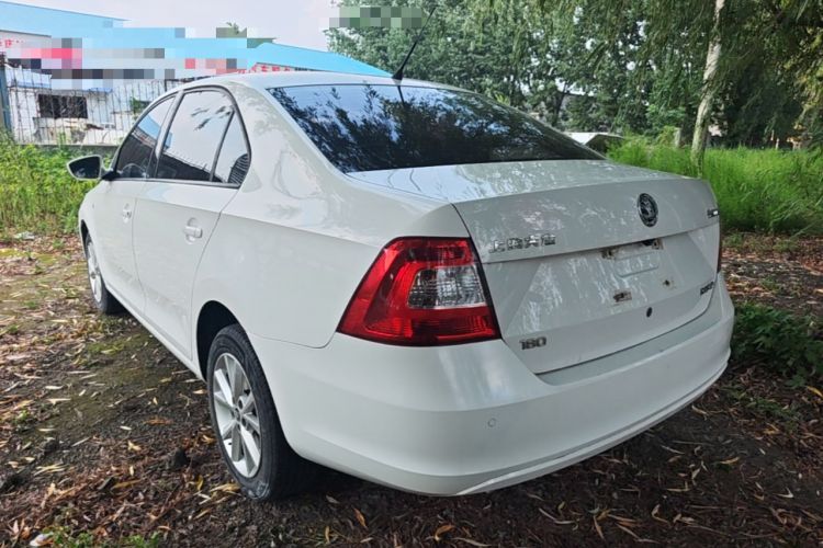 Used Skoda Rapid 2016 1.6L Manual Trend Edition Rear Left 45 Deg