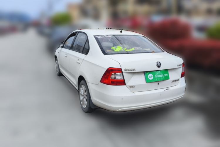 Used Skoda Rapid 2016 1.6L Manual Trend Edition Rear Left 45 Deg