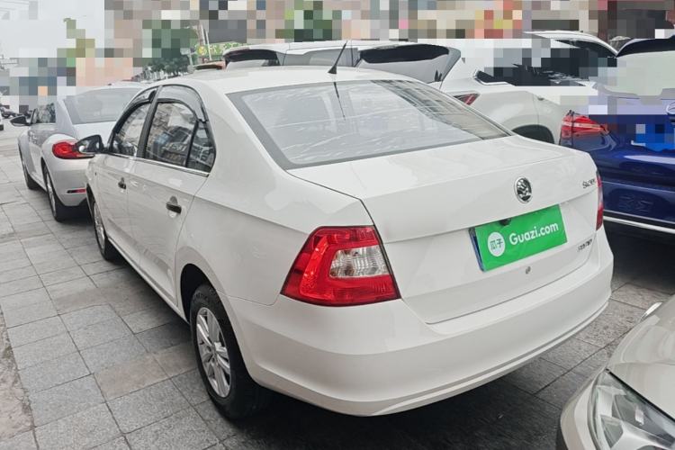 Used Skoda Rapid 2016 1.4L Manual Front-Wheel Drive Model Rear Left 45 Deg