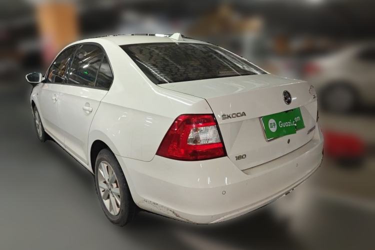 Used Skoda Rapid 2016 1.6L Manual Trend Edition Rear Left 45 Deg