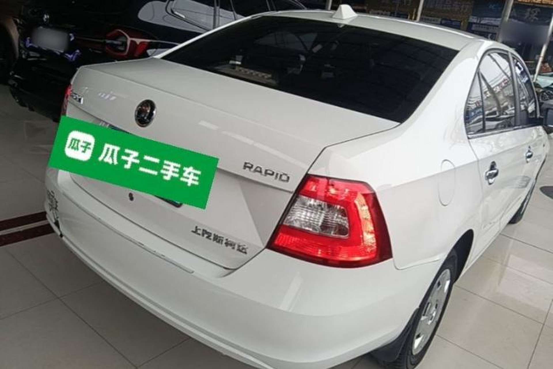 Used Skoda Rapid 2016 1.4L Manual Front-Wheel Drive Model Rear Right 45 Deg