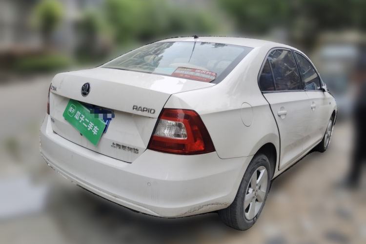 Used Skoda Rapid 2016 1.6L Automatic Chuanxing Edition Rear Right 45 Deg