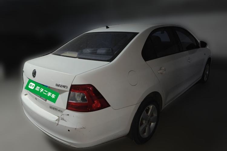 Used Skoda Rapid 2016 1.6L Manual Trend Edition Rear Right 45 Deg