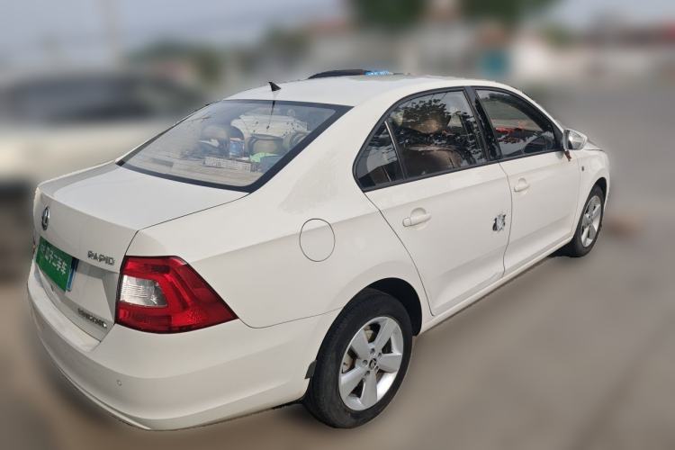 Used Skoda Rapid 2016 1.4L Manual Trend Edition Rear Right 45 Deg