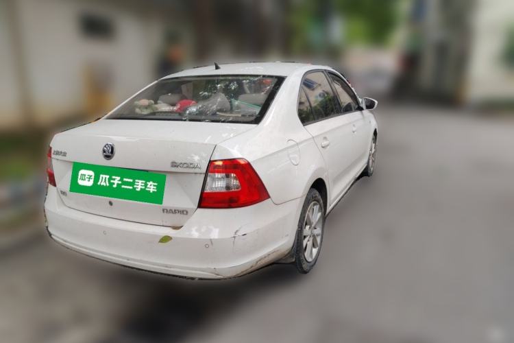 Used Skoda Rapid 2016 1.6L Automatic Chuanxing Edition Rear Right 45 Deg